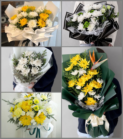 贵州遵义赤水市葫市镇高竹村白事花束代送